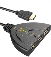 Splitter Switch HDMI 3x1 3 porty 4K Splitter Splitter Switch HDMI 3x1 3 porty 4K Splitter