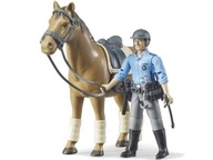 Bruder 62507 Postava policajta s koňom