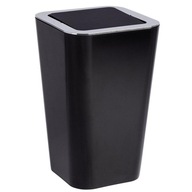 WENKO čierny odpadkový kôš 6L, nádoba do kúpeľne