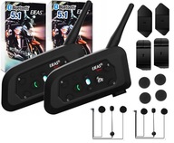 EJEAS V6 PRO MOTORCYCLE INTERCOM 2PCS Bluetooth 1200M 850mAh pre prilbu IP65 EJEAS V6 PRO MOTORCYCLE INTERCOM 2PCS Bluetooth 1200M 850mAh pre prilbu IP65
