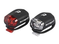 SET BICYKLOVÝCH SVETLÁ PRE PREDNÉ A ZADNÉ LED BICYKLE SET BICYKLOVÝCH SVETLÁ PRE PREDNÉ A ZADNÉ LED BICYKLE