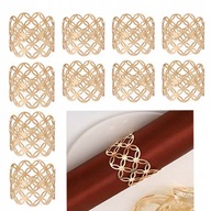10x Svadobné prstene RINGS krúžky na obrúsky 10x Svadobné prstene RINGS krúžky na obrúsky