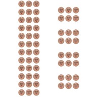 1000 ks okrúhlych kraftových čipkových menoviek na darček na Deň vďakyvzdania