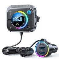 Bluetooth 5.3 FM/AUX Bluetooth adaptér do auta