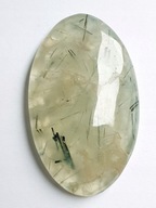 FUSIMA Prehnite Cabochon ~4,1x2,4 cm č. 11 FUSIMA Prehnite Cabochon ~4,1x2,4 cm č. 11