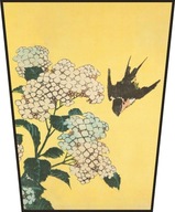 Obrazovka hortenzie a lastovičky Katsushika Hokusai Obrazovka hortenzie a lastovičky Katsushika Hokusai