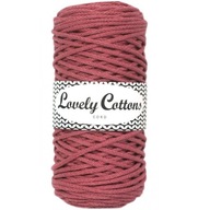 Bavlnená šnúrka Lovely Cottons 3 mm Dirty ružová Bavlnená šnúrka Lovely Cottons 3 mm Dirty ružová