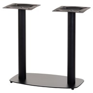 Dvojitá spodná stolová noha 70x40 čierna