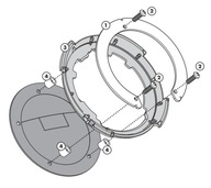 Krúžok adaptéra KAPPA BF05K TANKLOCK YAMAHA Krúžok adaptéra KAPPA BF05K TANKLOCK YAMAHA