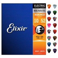 Struny pre elektrickú gitaru Elixir 10-52 | 12077 Struny pre elektrickú gitaru Elixir 10-52 | 12077
