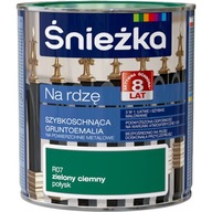 Smalt proti hrdzi Śnieżka R07 Tmavo zelená 0,65l Smalt proti hrdzi Śnieżka R07 Tmavo zelená 0,65l