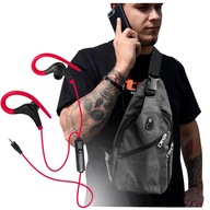 Taktický batoh SURVIVAL Pánska taška cez rameno ŠEDÁ Urban + SLÚCHADLÁ Taktický batoh SURVIVAL Pánska taška cez rameno ŠEDÁ Urban + SLÚCHADLÁ