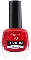 Golden Rose Lak na nechty Keratin 415 trblietky