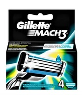 Gillette Mach3 náboje do žiletiek Gillette 4 ks. Gillette Mach3 náboje do žiletiek Gillette 4 ks.