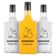Fľaše 10X WAVE 500ml s potlačou HOMEMADE HRUŠKA SOURCE
