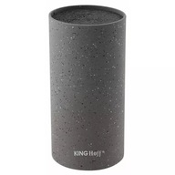 Stojan na nože Kinghoff 22cm, šedý plast. Stojan na nože Kinghoff 22cm, šedý plast.