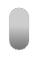 Oválne biele zrkadlo 45/80 + led Oválne biele zrkadlo 45/80 + led