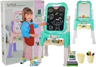Magnetická tabuľa 2v1 modro-biele príslušenstvo Magnetická tabuľa 2v1 modro-biele príslušenstvo