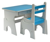 Výškovo nastaviteľný stôl a stolička B1