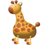 veľkoplošná BALÓNOVÁ ŽIRAFA chodiaca ZOO safari XL veľkoplošná BALÓNOVÁ ŽIRAFA chodiaca ZOO safari XL