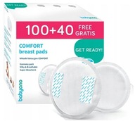 BABYONO Jednorazové prsné vložky COMFORT biele 140 ks. BABYONO Jednorazové prsné vložky COMFORT biele 140 ks.