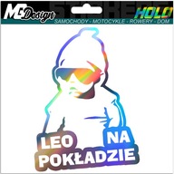 Nálepka na okno LEO ON BOARD HOLOGRAM Nálepka na okno LEO ON BOARD HOLOGRAM