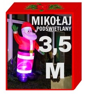 NAFUKOVACÍ SANTA GIANT 3,5M PUMPED / LED vianočné osvetlenie, snehuliak, vianočný stromček NAFUKOVACÍ SANTA GIANT 3,5M PUMPED / LED vianočné osvetlenie, snehuliak, vianočný stromček