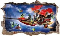 Nálepka na stenu plagátu LEGO NINJAGO! Rozmer 120 x 74 cm Nálepka na stenu plagátu LEGO NINJAGO! Rozmer 120 x 74 cm