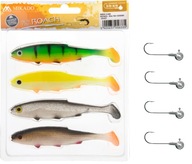 MIKADO REAL FISH ROACH nástraha 10cm 4ks + Jig MIKADO REAL FISH ROACH nástraha 10cm 4ks + Jig
