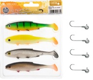 MIKADO REAL FISH ROACH nástraha 10cm 4ks + Jig