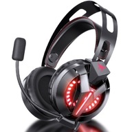 ONIKUMA M180 Pro On-ear LED herné slúchadlá: Farba - čierna ONIKUMA M180 Pro On-ear LED herné slúchadlá: Farba - čierna