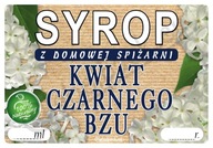 Etiketa na SIRUP - KVET ČIERNA ORIGINOVÁ 20 ks.