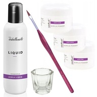 AKRYLÁT SET AKRYLÁT 3x15ML TEKUTÉ 100ML ZADARMO AKRYLÁT SET AKRYLÁT 3x15ML TEKUTÉ 100ML ZADARMO