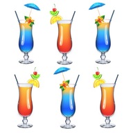 Poháre na nápoje a koktaily 440ml, 6ks Poháre na nápoje a koktaily 440ml, 6ks