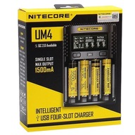 Nabíjačka Nitecore UM4 4 16340, 17670, 18350, 18500, 18650, 20700, 21700, Nabíjačka Nitecore UM4 4 16340, 17670, 18350, 18500, 18650, 20700, 21700,