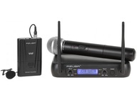 VHF mikrofón 2 kanálový WR-358LD (ručný + klip)