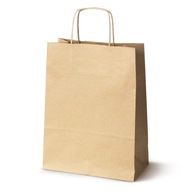 A4 Kraft papierové nákupné tašky 24x10x32 50 ks A4 Kraft papierové nákupné tašky 24x10x32 50 ks
