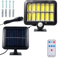 Solárna lampa 120 COB LED pohybový senzor VÝKONNÉ DIAĽKOVÉ Solárna lampa 120 COB LED pohybový senzor VÝKONNÉ DIAĽKOVÉ