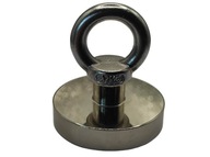 Neodymový magnet, držiak háčika fi42 s očkom M6-80kg. Neodymový magnet, držiak háčika fi42 s očkom M6-80kg.
