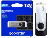 GOODRAM TWISTER METAL PENDRIVE 128GB ako darček GOODRAM TWISTER METAL PENDRIVE 128GB ako darček