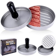 Lis na BURGERY, hamburgery, mäso, pražská forma BBQ GURU Lis na BURGERY, hamburgery, mäso, pražská forma BBQ GURU