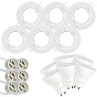 Sada 6x svietidlo HALOGEN White OKR + LED GU10 Sada 6x svietidlo HALOGEN White OKR + LED GU10