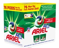Ariel All-in-1 Univerzálne kapsule na pranie 76 kusov