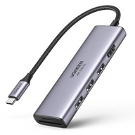 Ugreen 6v1 multifunkčný USB Type C HUB 3x USB 3.2 Ugreen 6v1 multifunkčný USB Type C HUB 3x USB 3.2