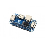 Ethernet / USB HUB HAT modul pre Raspberry Pi