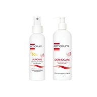 Kúpeľová súprava EMOLIUM 400 ml + SPF50+ 100 sprej Kúpeľová súprava EMOLIUM 400 ml + SPF50+ 100 sprej