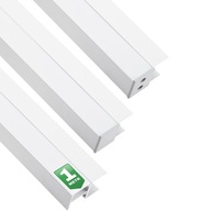 Hliníkový nábytkový profil na policové LED pásy, 1 m