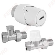 Termostatický set rovný 1/2" ZTM20 ferro Termostatický set rovný 1/2" ZTM20 ferro