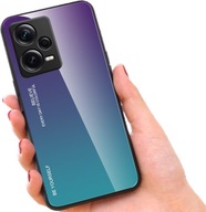 Puzdro GRADIENT + GLASS puzdro pre Redmi Note 12 Pro 5G