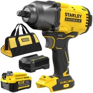Stanley Brushless rázový uťahovák 1/2" 949Nm 18V batéria 4,0Ah V20 SFMCF940M1 Stanley Brushless rázový uťahovák 1/2" 949Nm 18V batéria 4,0Ah V20 SFMCF940M1
